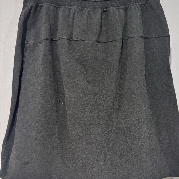 Lululemon Casual Cotton-Blend Skirt — Dark Charcoal Gray — Size 8 - Picture 2 of 5